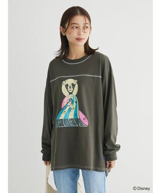 Green Parks Ｄｉｓｎｅｙ／配色ステッチチュニックIII Charcoal Gray