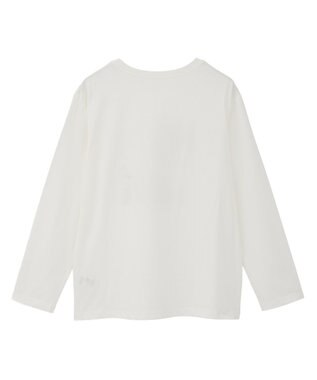 Green Parks 分割フォト長袖Ｔシャツ Off White