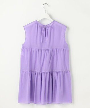 自由区 S ノースリーブコットン ブラウス ラベンダー