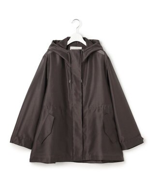 ICB L テントライン フーデットコート チャコール［シアー］