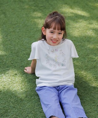 組曲 KIDS 【UVカット加工】【150-160㎝】12星座 Tシャツ オフホワイト