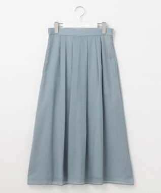 J.PRESS LADIES S 【WEB限定カラーあり・洗える】 ブライトスパンボイル スカート サックスブルー系