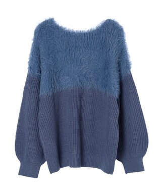 Green Parks ・Ｐｅｔｉｔ　Ｆｌｅｕｒ　シャギーキリカエニット Blue