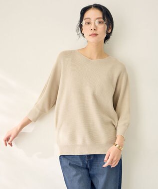 ANY ラメガーターニット ベージュ