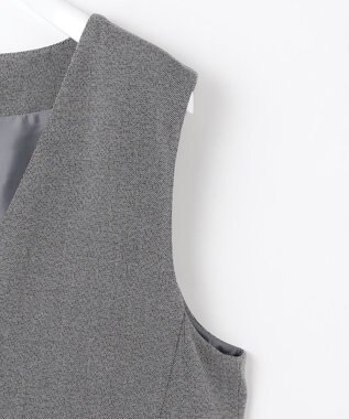 ANY SIS S ビューティサーモ2WAYストレッチ ジャンパースカート グレーシャンブレー