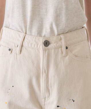 AMERICAN HOLIC ルーズストレートペイントデニム White