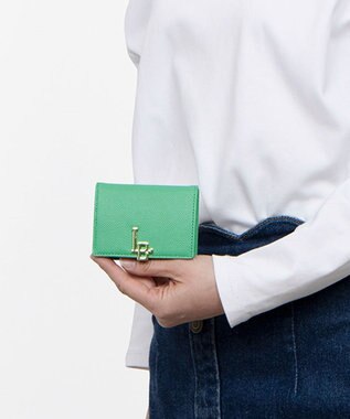 LANVIN en Bleu エルヴィー BOX小銭入れ グリーン