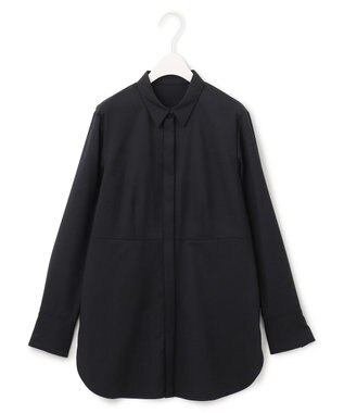 ICB 【洗える】 TWブロード シャツ ブラック系