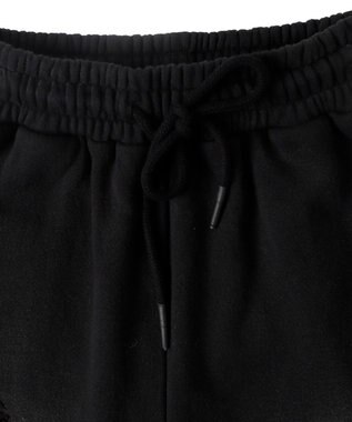 WEGO 【ウエストゴム】ヴィンテージウォッシュスウェットワイドパンツ ブラック