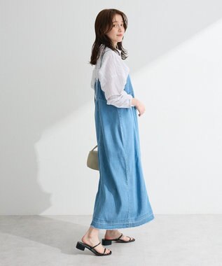 Green Parks ライトデニムキャミワンピース Light Indigo