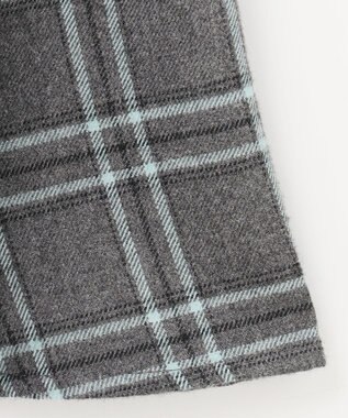 ANY KIDS チェック柄 ジャンパースカート グレー系チェック