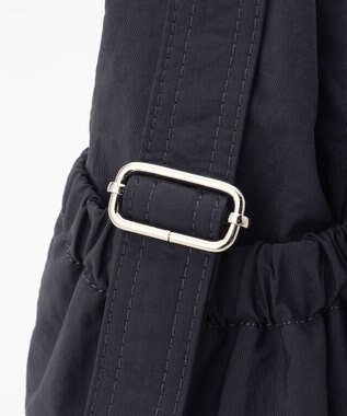 LA BAGAGERIE 【MONICA】クリンクルナイロン　ドロスト2WAYバッグ ネイビー