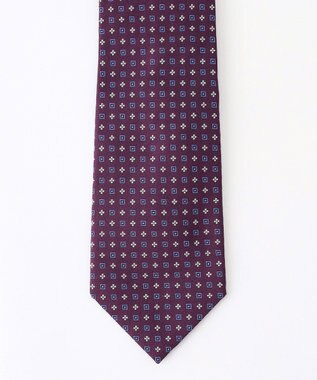 J.PRESS MEN 【J.PRESS SPUN SILK COLLECTION】ヴィンテージジャガード ネクタイ パープル系7