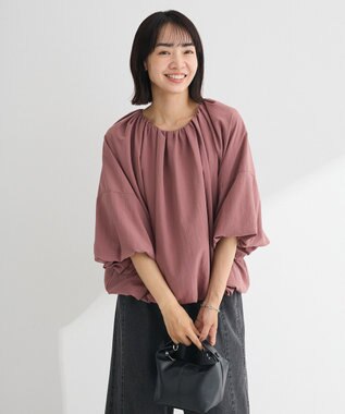 Green Parks ・ＥＬＥＮＣＡＲＥ　ＤＵＥ　バルーンブラウス Pink