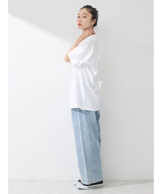 earth music&ecology アソートロゴプリントＴ Off White