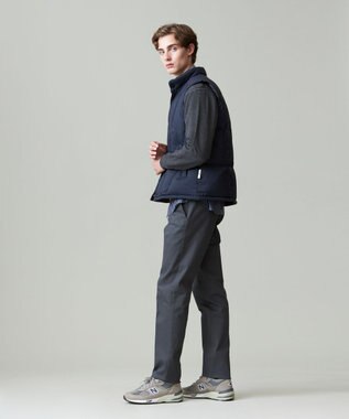 J.PRESS MEN ナイロンワッシャータフタ ダウンベスト ネイビー系