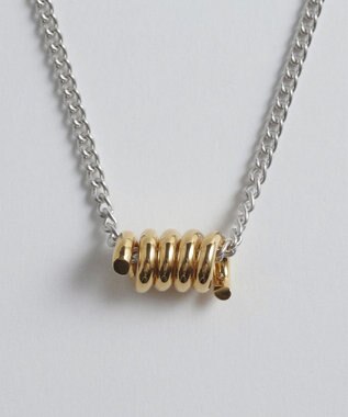simoe Kuru Necklace S シルバー×ゴールド