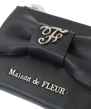 Maison de FLEUR ベルトリボンフラグメントケース Black