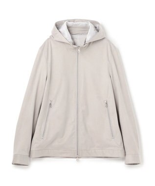 JOSEPH HOMME 【新素材】スムーススエードストレッチ　フーディー ライトグレー系