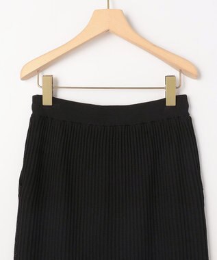 組曲 【先行予約・WEB限定】レーシーニット スカート ブラック系