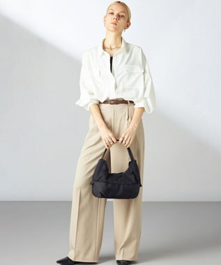 Y'SACCS シワナイロン2WAYトートバッグ SSサイズ ブラック