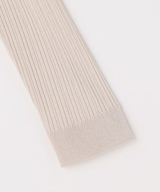 自由区 【カトリエムブーケ】Cotes melangees a la soie ボタンフロントトップス グレー