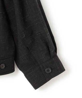 JOSEPH HOMME 【HIGH GRADE LINE】カスリウールワッシャー　ジップアップブルゾン ブラック系