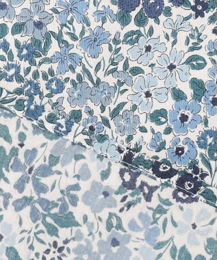 J.PRESS LADIES L 【洗える】LIBERTY Joanna Louise/Phoebe クルーネック ブラウス ブルー系5