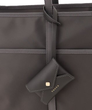 TOCCA  T-LETTERA NYLON BAG ナイロンバッグ【A4サイズ対応】 ライトグレー系