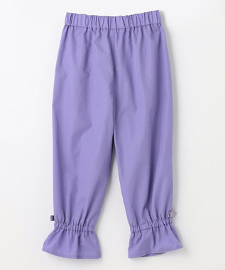 組曲 KIDS 【110-140㎝】フリルクロップ丈 パンツ モーブ系