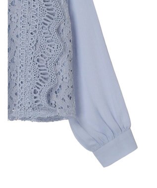 Green Parks ・Ｐｅｔｉｔ　Ｆｌｅｕｒ　イロイロレースブラウス Blue