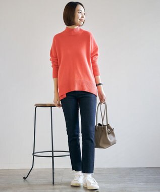 UNFILO 【洗える/ストレッチ】撥水デニム ネイビー