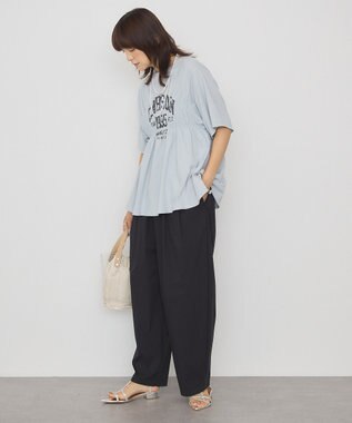AMERICAN HOLIC シャーリングプリントTシャツ Light Gray