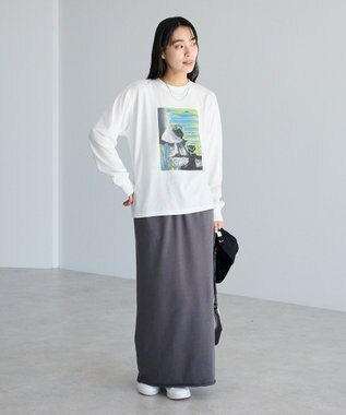 CRAFT STANDARD BOUTIQUE アートライクプリントロンTee Off White
