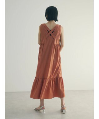 Green Parks armonia.バッククロスワンピース Orange
