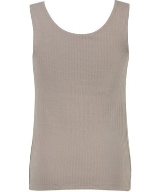 Wing カップ付きノースリーブ　【シンクロブラトップ　リブタイプ】　ラクしてきれいなシルエット　ウイング／ワコール　ET1171 ブラウン