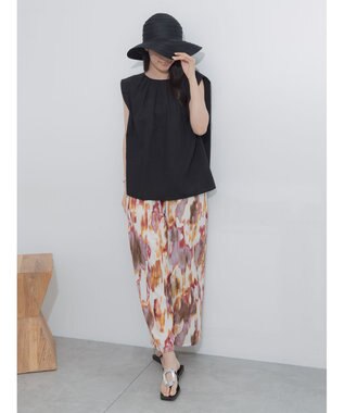 Te chichi アソートプリントイージーパンツ《2026 SUMMER LOOK item》 オフホワイト