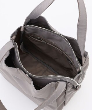 Y'SACCS スクエアすっきりトート Sサイズ グレージュ