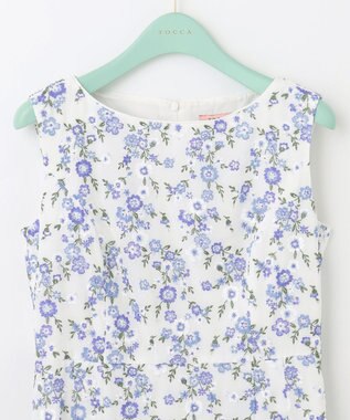 TOCCA 【洗える】MAY FLOWERS ドレス ブルー系7
