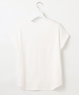 Feroux フレンチスリーブロゴプリント Tシャツ ホワイト系