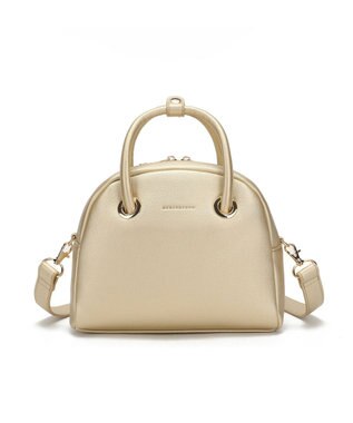 style code 【MERCURYDUO/マーキュリーデュオ】メタルアイレット　ミニボストン ゴールド