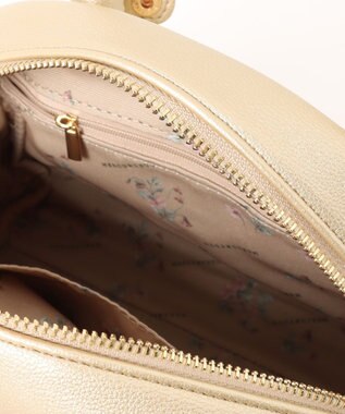 style code 【MERCURYDUO/マーキュリーデュオ】メタルアイレット　ミニボストン ゴールド