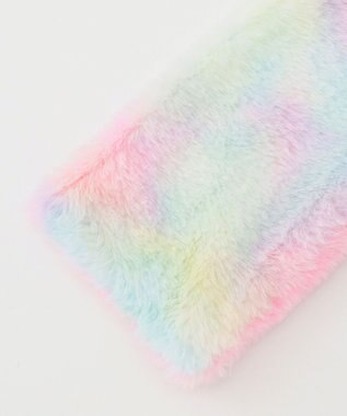 ANY KIDS リボン マフラー レインボー