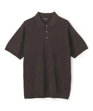 JOSEPH HOMME 【WEB限定カラーあり】【洗える/ストレッチ】リュクスレーヨン　ポロニット ダークブラウン系