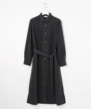 J.PRESS LADIES S ピーチポプリン ワンピース ブラック系