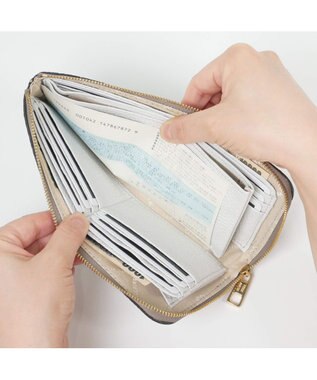 PELLE BORSA L字ファスナー長財布 Reinette Goods レネットグッズ 47184785 オフホワイト