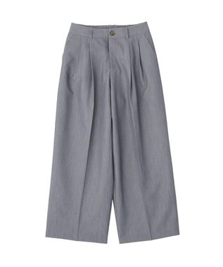 CRAFT STANDARD BOUTIQUE タックイージーワイドパンツ Gray Mixture