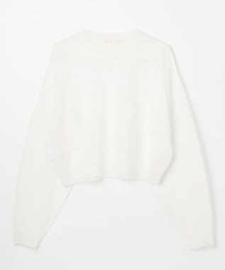 NAVE 【Nave・洗える】シアーニット トップス ホワイト系