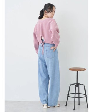 earth music&ecology バックリボンボレロ Pink