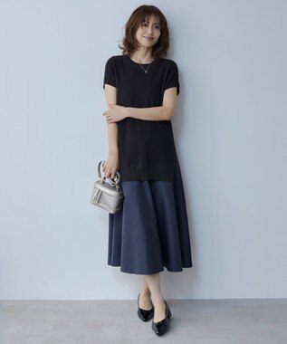 自由区 3WAYストーン ネックレス ゴールド×ブラック